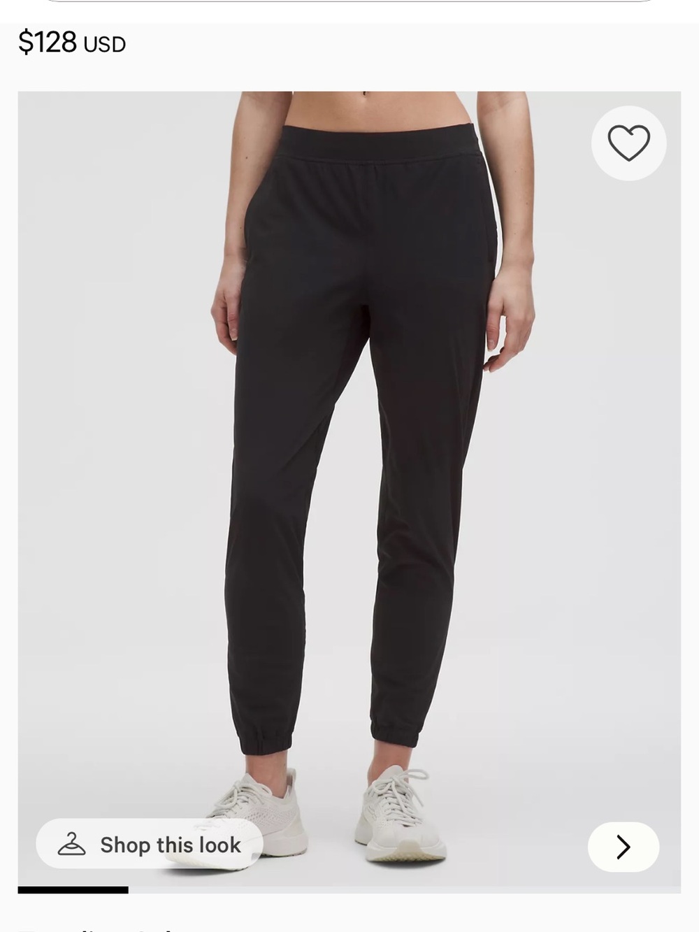 NWT Lululemon Adapted State Jogger - 4 short